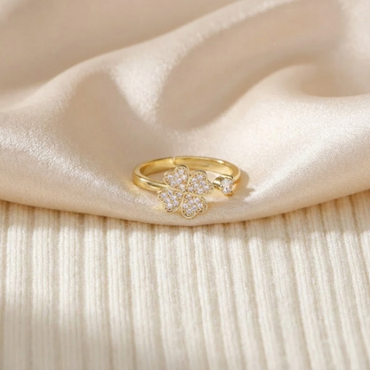 A mi mamá - Anillo Trébol de la Suerte I Anti-estrés Rotativo I Ajustable