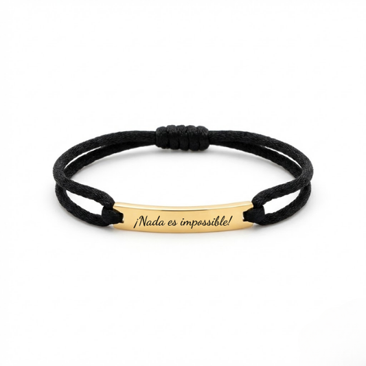 Pulsera Motivación - ¡Nada es imposible!