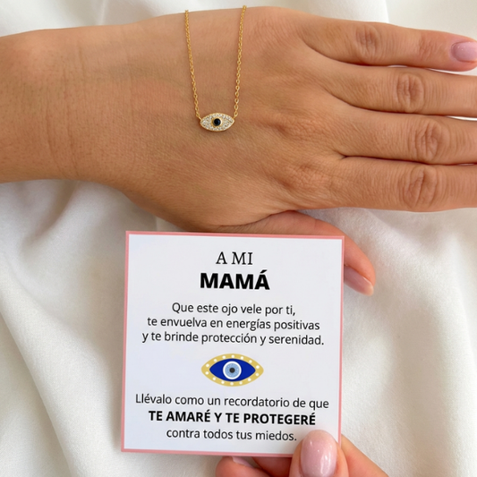 A Mi Mamá - Collar Ojo Energía Positiva