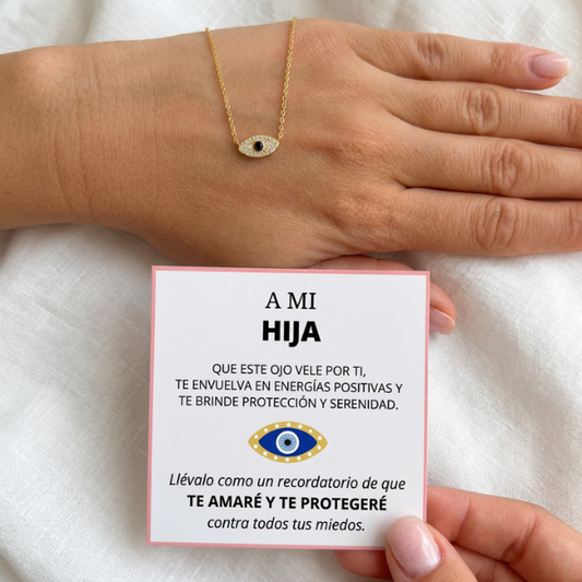 A Mi Hija - Collar Ojo Energía Positiva