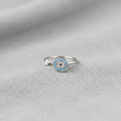 A mi mamá - Anillo Ojo de la Suerte I Anti-estrés Rotativo I Ajustable