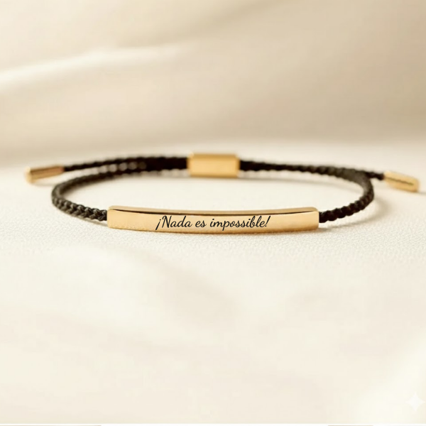 Pulsera Motivación - ¡Nada es imposible!