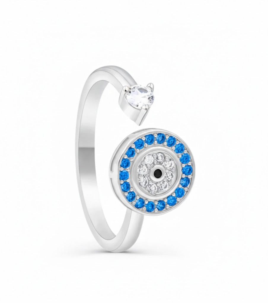 A mi mamá - Anillo Ojo de la Suerte I Anti-estrés Rotativo I Ajustable